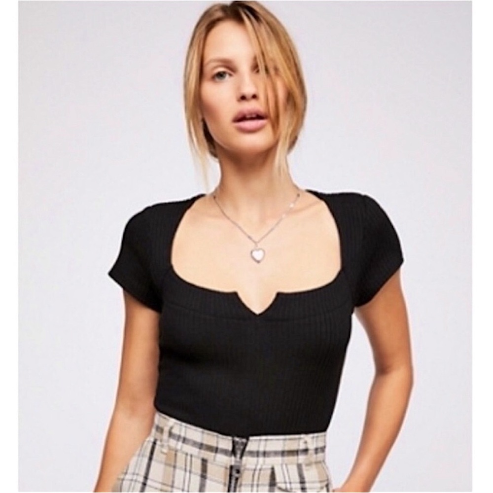 Free People Notch Your Girl Tee